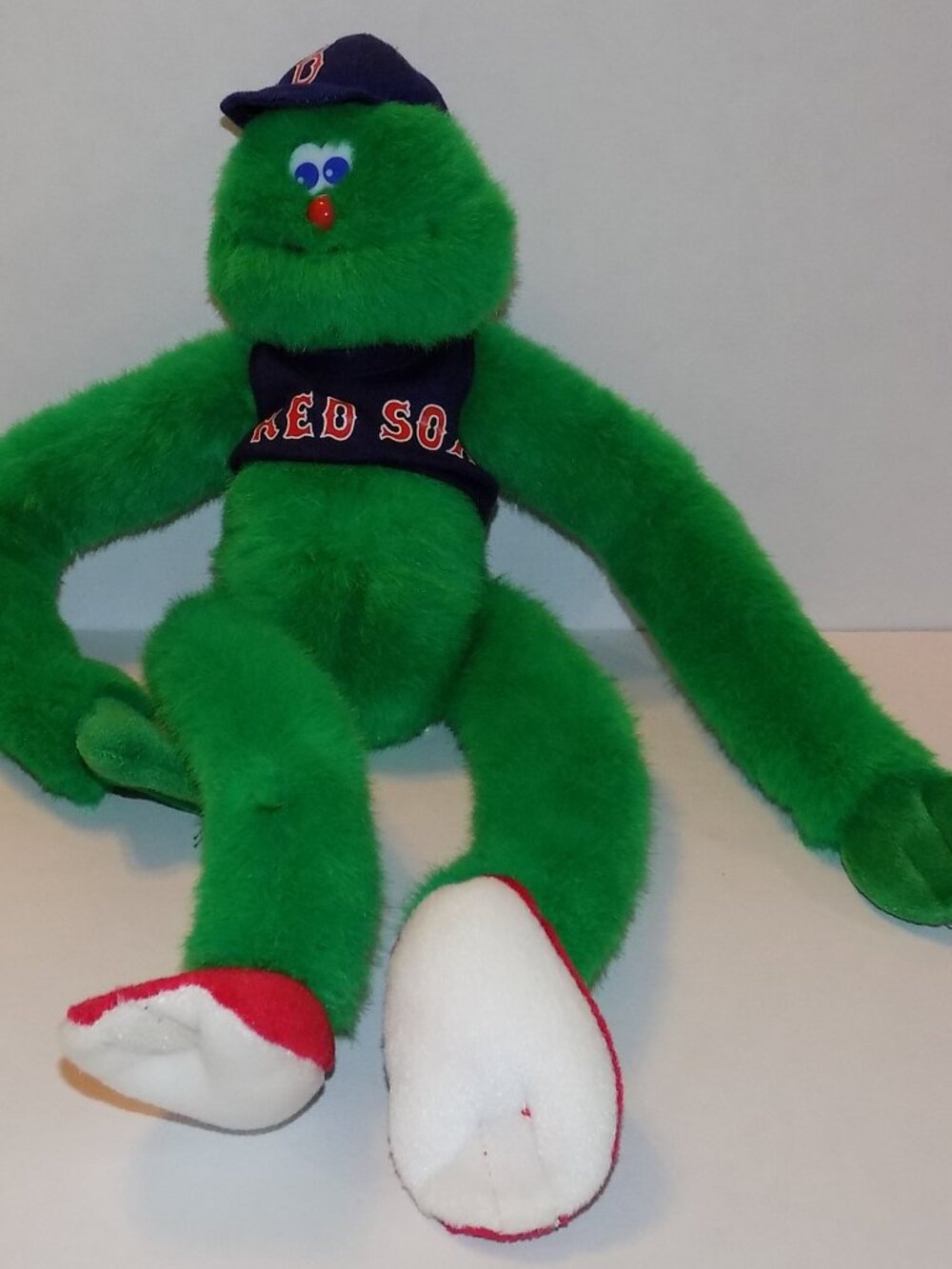 Boston Red Sox Wally Green Monster Plush MLB Mascot Long Arm Stuffed Animal